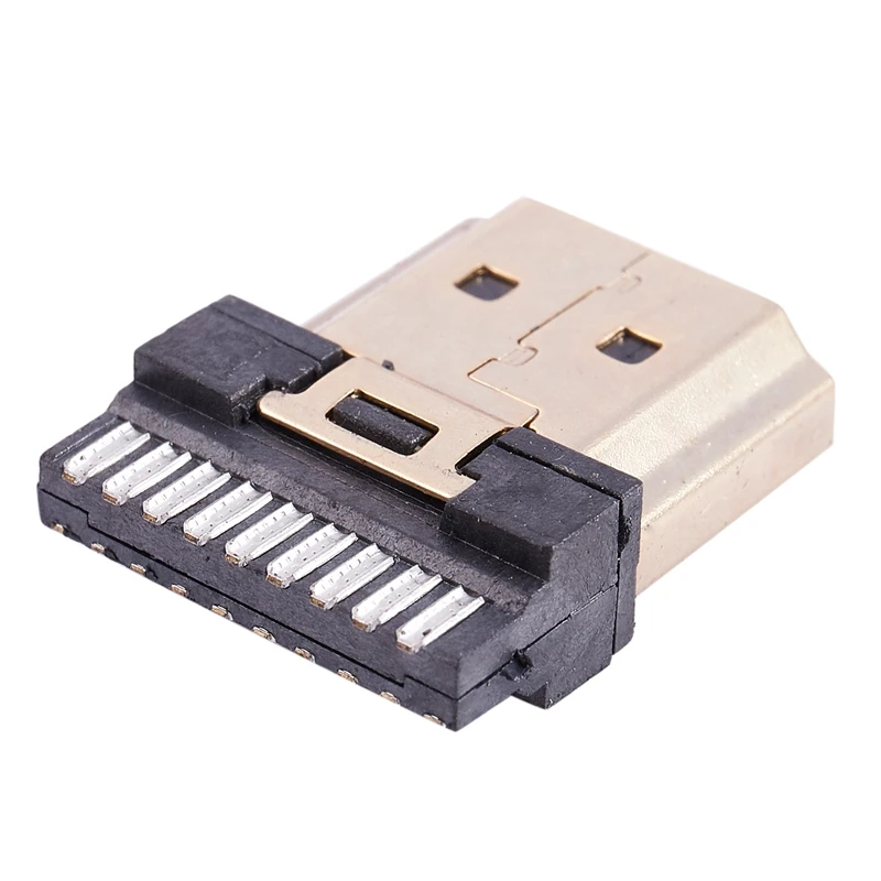 Новый стиль 5 шт. HDMI Мужской 19 контактов A Тип разъем под пайку Завершение ремонта