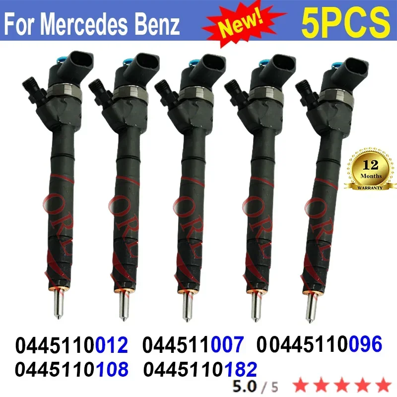 5 шт. НОВЫЙ 0445110012 0445110182 0445110070 0445110096 0445110108 Для BOSCH Mercedes Benz Diesel Высококачественный