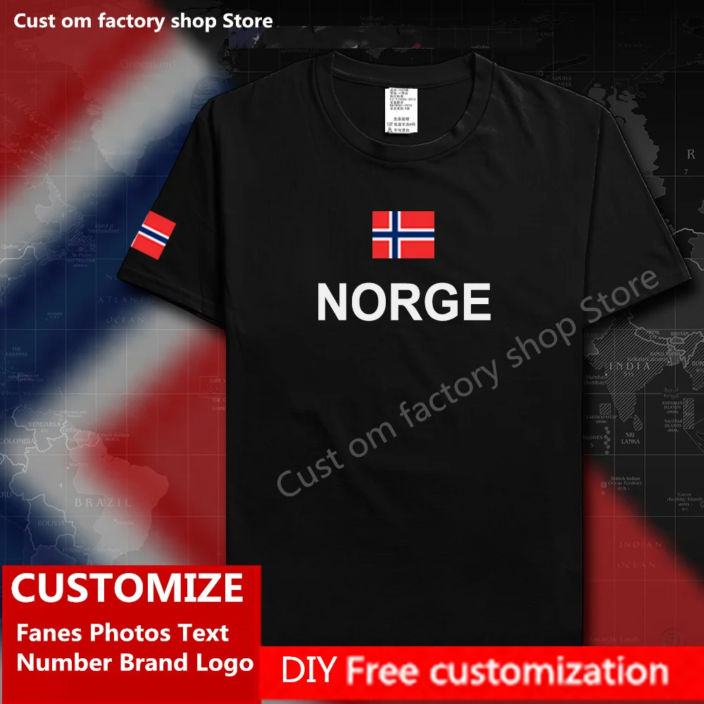Норвежская футболка NORGE изготовленная на заказ Джерси фанаты имя номер фирменный