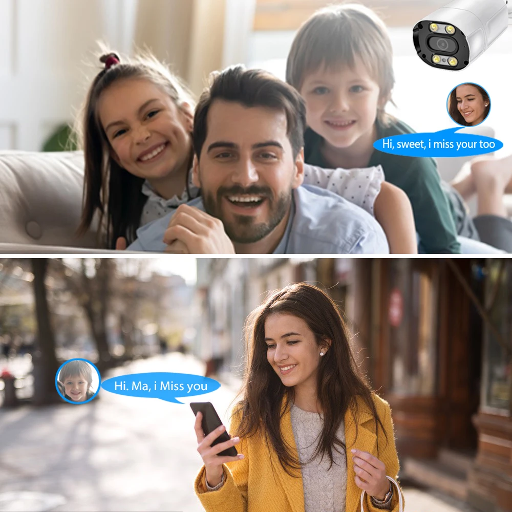 Система видеонаблюдения LOXCAM H.265 + 8 каналов 4K Мп POE NVR двустороннее аудио для