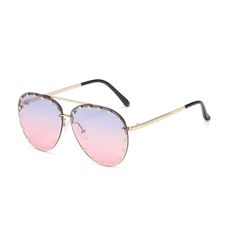 Солнцезащитные очки-пилот женские брендовые дизайнерские высококачественные