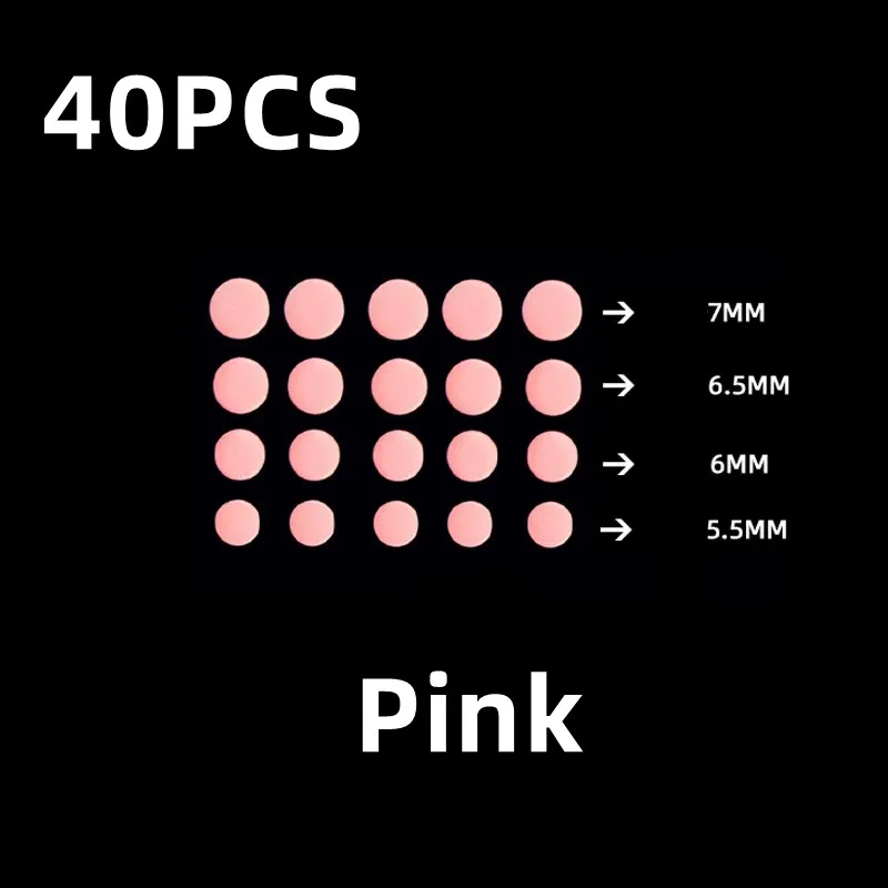 

40 шт., наклейка для ног Esports Tiger ICE V2, сделай сам, маленькие точки, подушечка для ног, Arc Edge, киберспорт, 6,5 мм, 7 мм