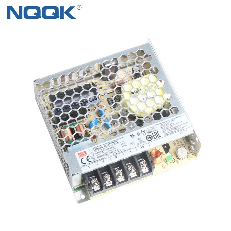 

LRS-75-24 100-240V 24 V DC 3.2A 76.8W Industrial Switch Power Supply Switching