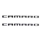 2x матовые черные буквы CAMARO ABS автомобильные L  R Брызговики для Chevrolet Camaro LS LT LT1 RS SS ZL1 Z28