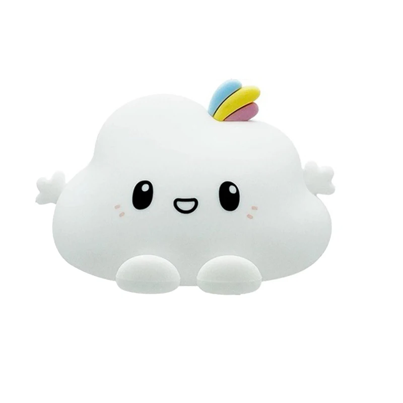 

Cute Cloud Night Light 7 Color Changing Portable Baby Bedroom Decoration Lamp Sleep Nightlight For Kids Newborn Toddler