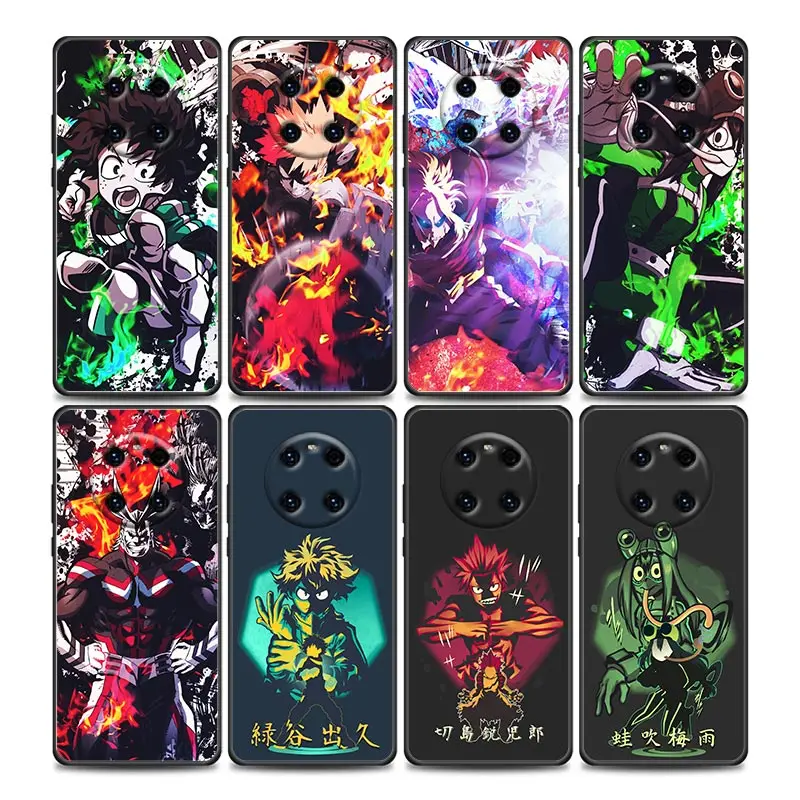 

My Hero Academia Anime Cartoon Phone Case For Huawei Mate 10 20 40 40Rs Y6 Y7 Y7a Y8s Y8p Y9a Enjoy 20e 2019 Lite Pro Plus Cover