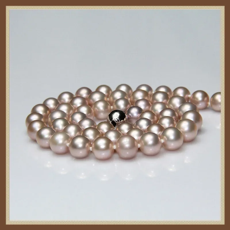 Жемчужное ожерелье Zhuji Mountain Lake оптом и в розницу 7-8 мм корейском стиле