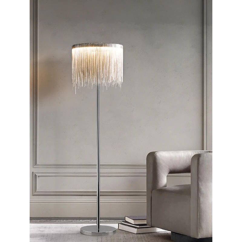 

Tassel floor lamp personality creativity living room bedroom desk lamp study post modern light Luxury Designer