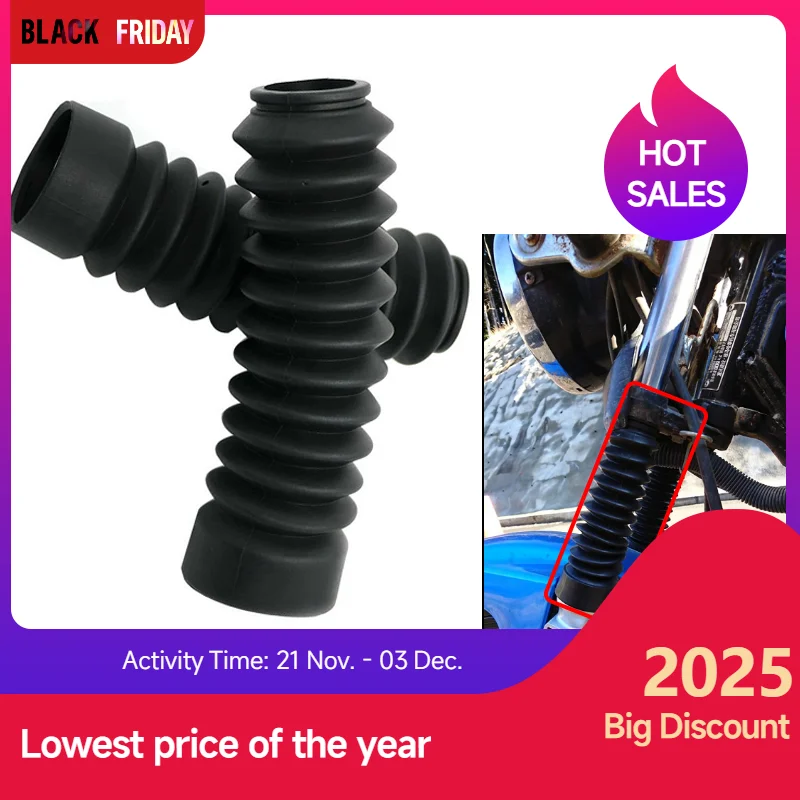 

Комплект из 2 чехлов на переднюю вилку для Yamaha YBR125, ботинки для вилок мотоцикла, защита, амортизатор, резиновые сапоги, пылезащитный пылезащитный чехол