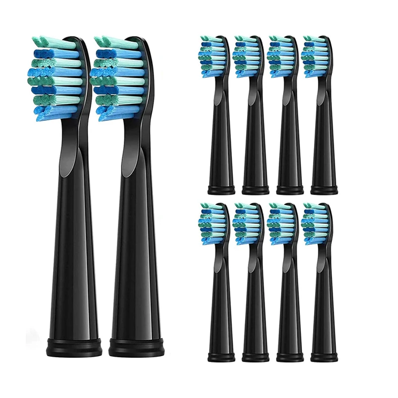 Elektrische Zahnbürste Ersatz Köpfe 10Pcs Zahnbürste Köpfe Kompatibel Mit Fairywill Fw-507/508/515/551/917/959/2011/D1/D3