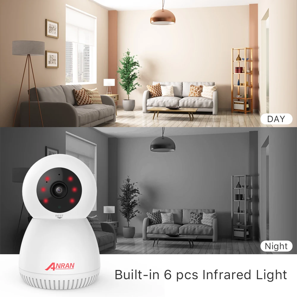 

SHACKER Monitor Camera 3MP Auto Track IP Camera Family Safety Camera Indoor Camera WIFI Baby Monitor Audio Video Application