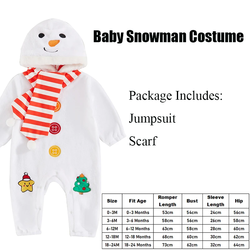 Рождественские комбинезоны с длинными рукавами для маленьких мальчиков