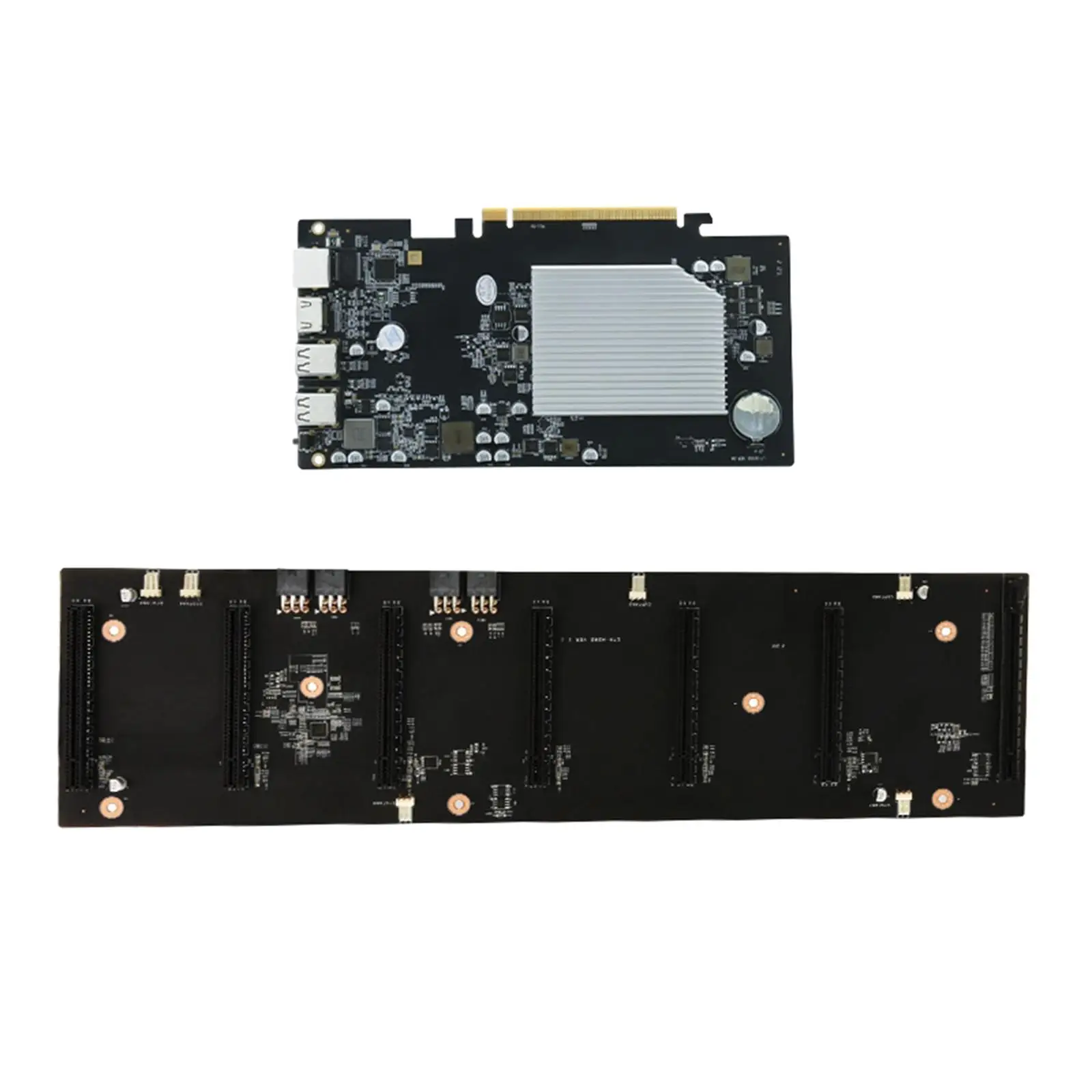 

Материнская плата 4 USB2.0 mSATA 6 PCIe 16x2 DDR3 слот для графической карты 6 карт 70 мм Большой интервал для Win10 Mining