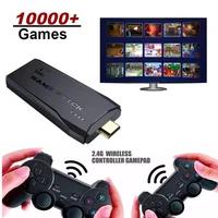 video game console 64g built in 10000 games retro handheld game console wireless controller game stick for ps1gba kid xmas gift