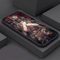 bloodborne phone case for huawei p30 p40 lite p20 pro p smart 2021 2020 2019 z soft funda liquid silicon back carcasa black