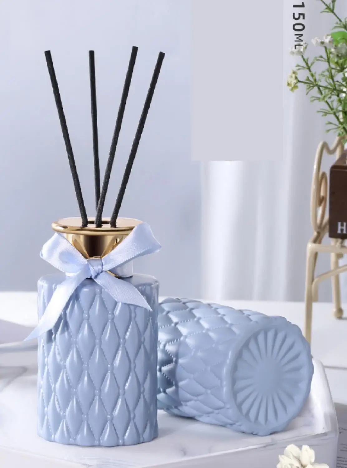 

Aroma Diffuser Set Dry Rattan Essential Oil Fragrance With Bottle Relieve Stress Lightweight Exquisite Office Home Decoration