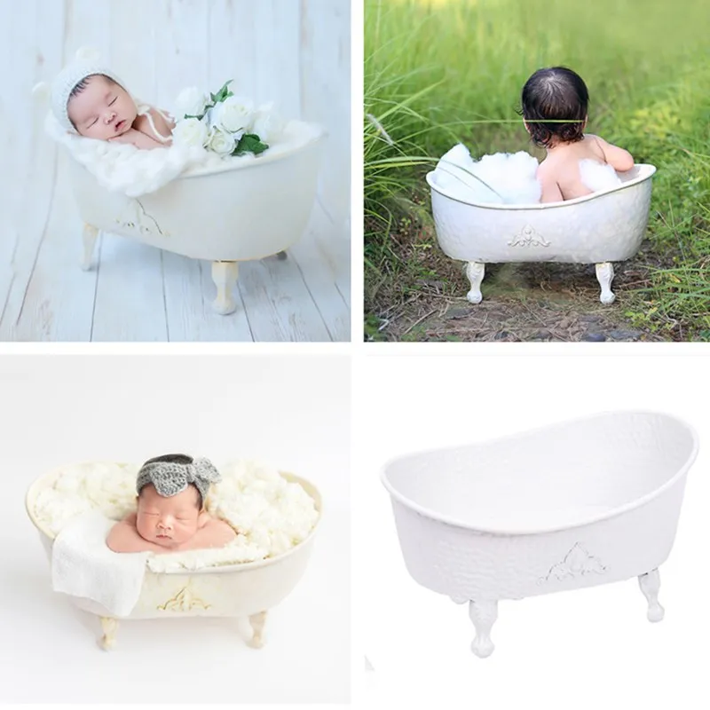 Newborn Photography Props Baby Photography Iron Bathtub Send Duck Posing Studio Photography Studio Photography Accessories