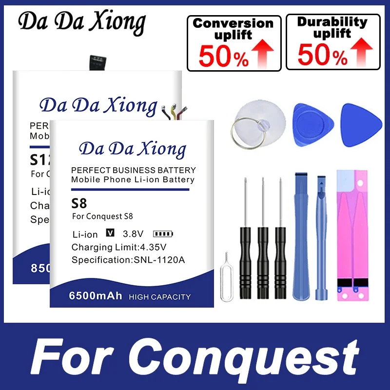 Высокое качество новый ConquestS6 ConquestS12 ConquestS10 ConquestS8 сменный аккумулятор для Conquest S10