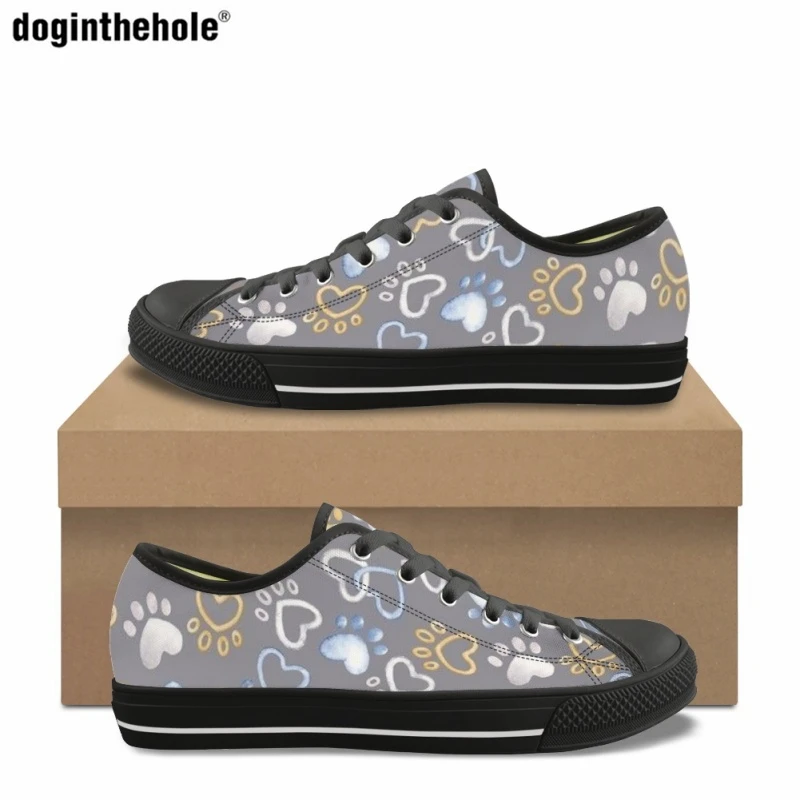 Doginthehole Симпатичные Мультяшные лапы дизайн плоская обувь модные женские