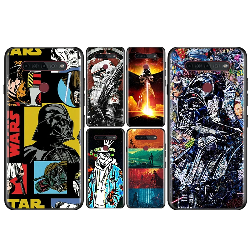 

Christmas Star Wars For LG K92 K22 K71 K61 K51S K41S K50S Q60 V60 V50S V50 V40 V30 G8 G8X G8S ThinQ Black Phone Case