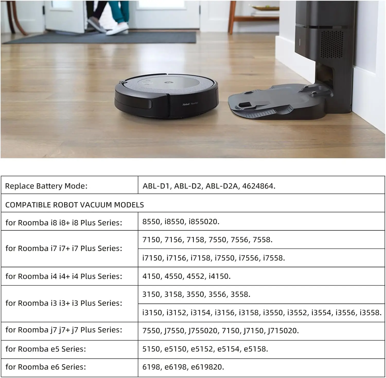 Аккумулятор ABL-D1 для iRobot Roomba