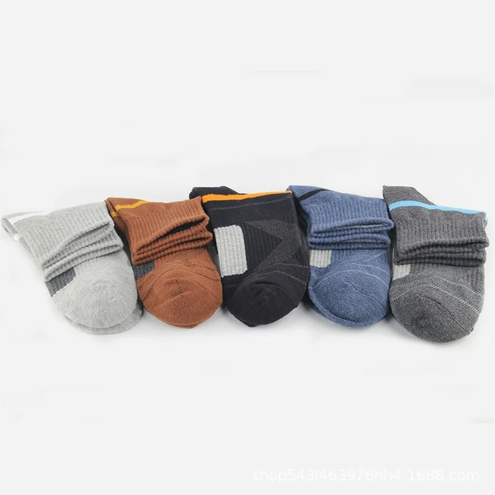5 Pairs New Soft and Breathable Men Sport Socks High Quality Professional Running Climbing Athletic Men Socks Dropshipping