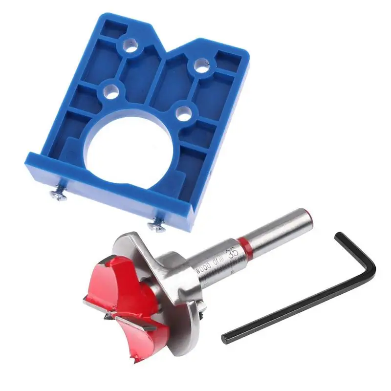 

Hinge Jig Kit 35mm Concealed Hinge Drilling Jig Hinge Positioner Concealed Hinge Hole Drilling Guide Locator For Cabinet Hinges