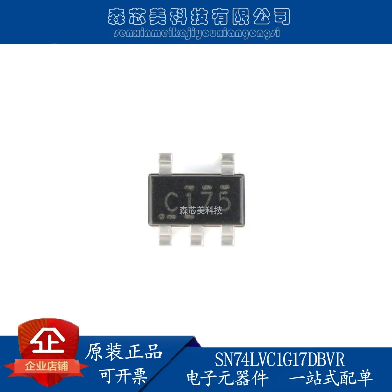 

20pcs original new SN74LVC1G17DBVR SOT-23-5 single Schmidt trigger buffer