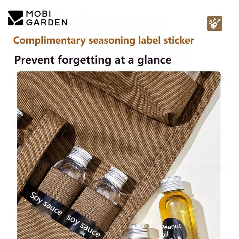 MOBI GARDEN сумка для хранения приправ мелочей кемпинга 12Ann хлопковая парусиновая