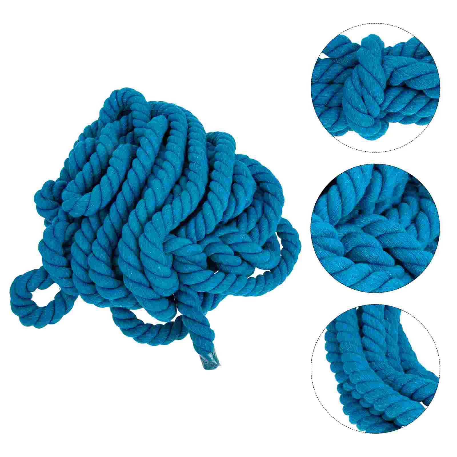 Tug of War Game Веревка Вечеринка Tugof-of-war Витой хлопок Синий Конкурс Забавный тянущий