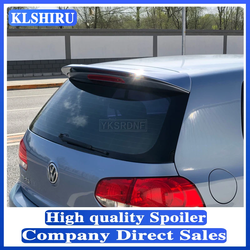 

Для Volkswagen VW Golf 6 ABI 2010 2011 2012 2013 ABS пластиковый задний Багажник крыло крыши Неокрашенный праймер задний спойлер автомобильные аксессуары
