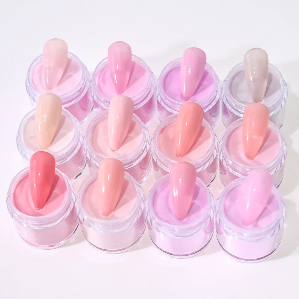 

Акриловая пудра для наращивания ногтей, 12 коробок/набор