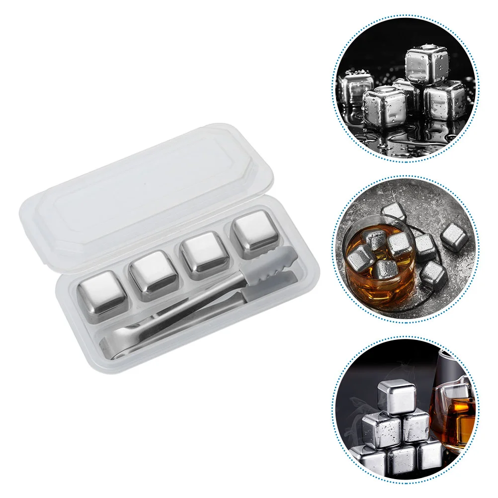 

1 Set of Reusable Ice Cubes for Drinks Ice Block Stone Reusable Ice Cube