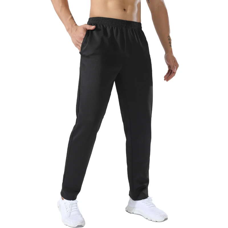 

Мужские спортивные штаны, Джоггеры для бега, спорта, бодибилдинга, Брюки с карманами, дышащие, для футбола, Осень-зима, спортивные длинные шт...