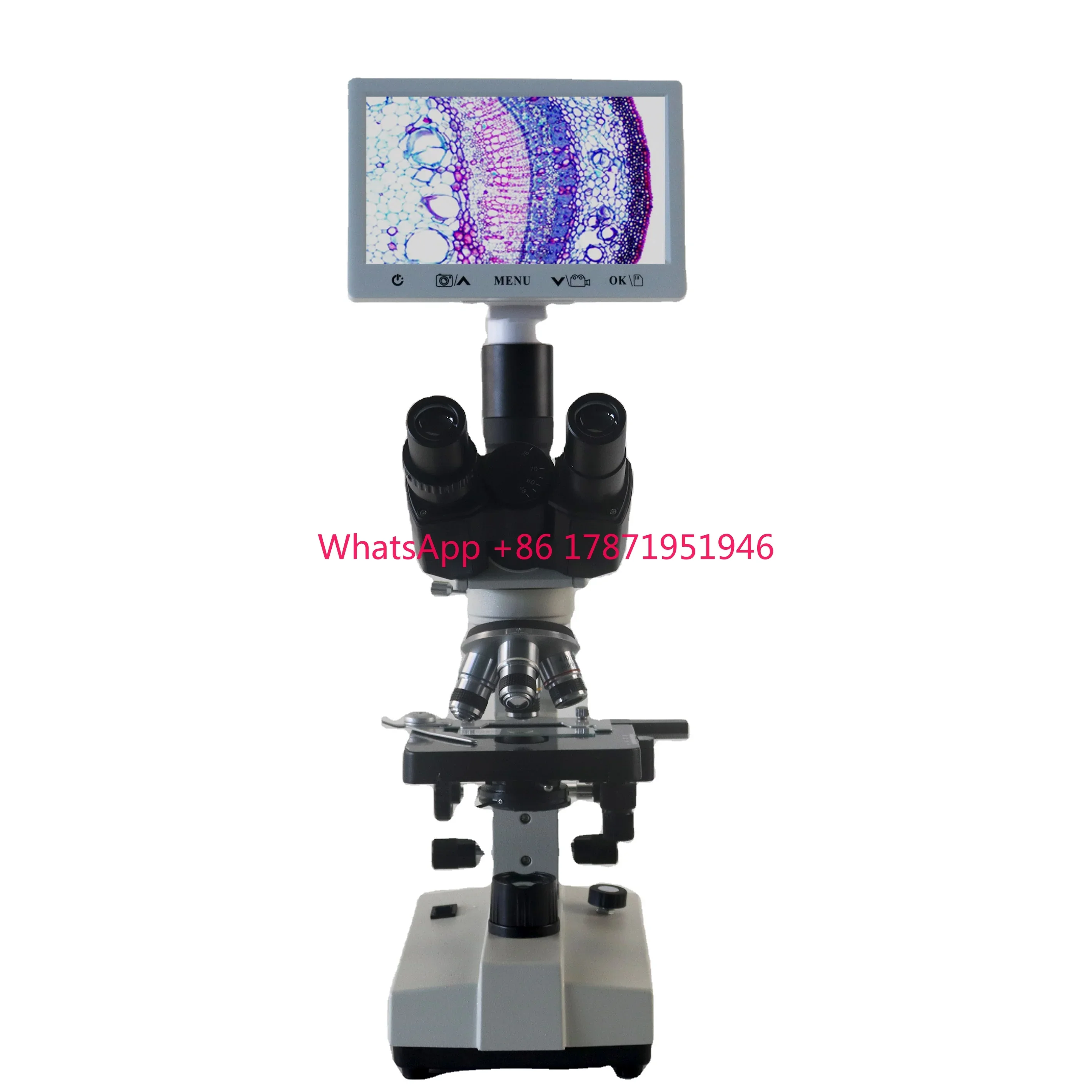 Серия XSP-30 100X-1600X Высококачественный цифровой тринокулярный биологический