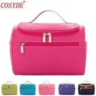 Водонепроницаемая косметичка на молнии для мужчин и женщин, дорожный Органайзер из полиэстера для туалетных принадлежностей, портативная Женская подвесная Сумочка для туалетных принадлежностей