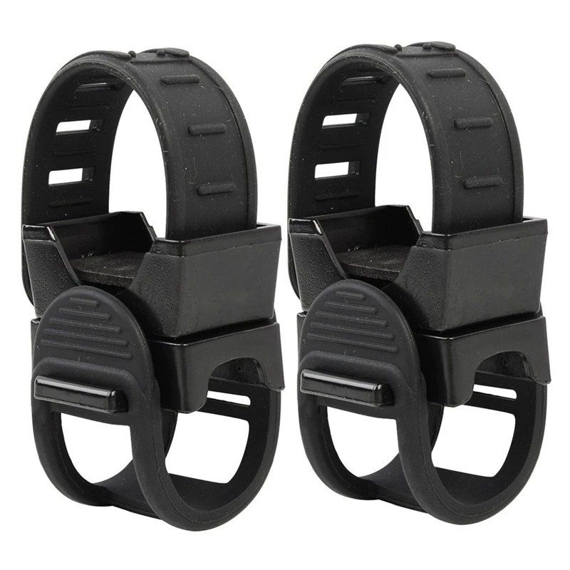 

2X 360 Degree Rotation Bicycle Cycling Flashlight Mount Holder Front Light Torch Bracket