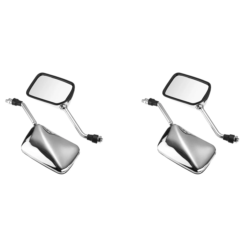 

4X Motorcycle Handlebar Rear View Side Mirror Rearview Mirrors For Honda CB400 VTEC 1 2 3 4 CB-1 VTR250 CB VTR 400 CB750