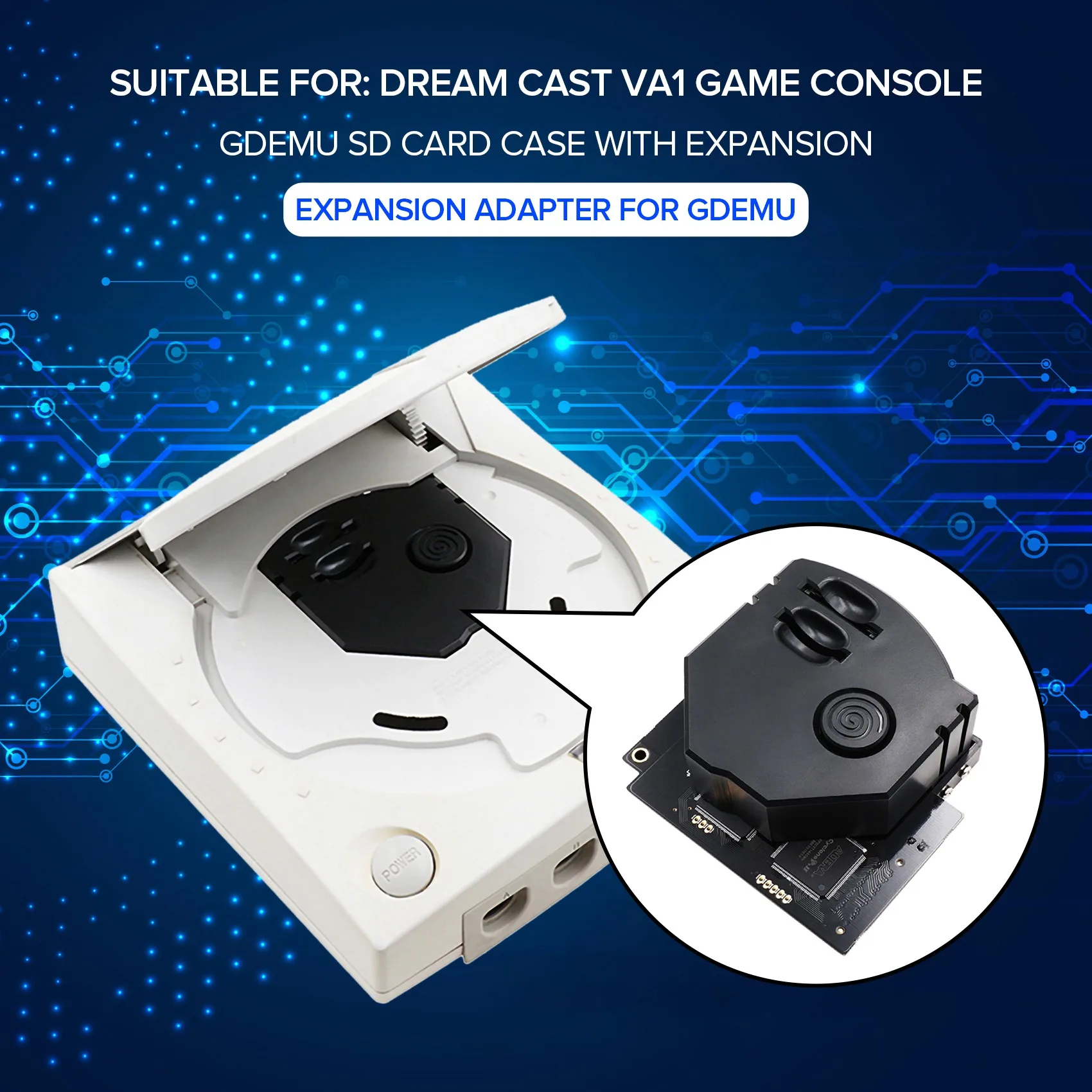 

Для GDEMU Remote SD Card Mount Kit удлинитель для SEGA Dreamcast GDEMU