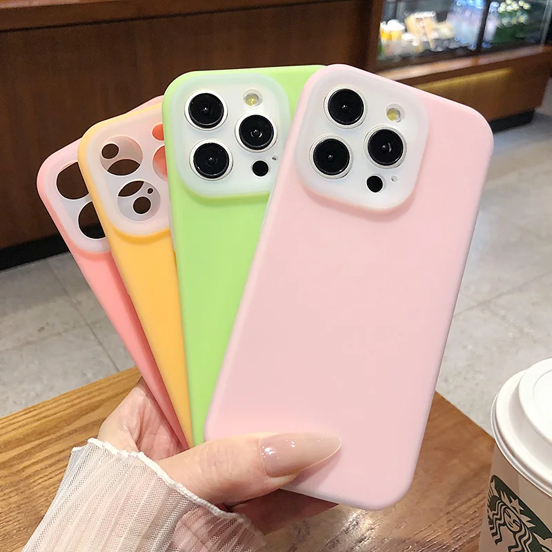 Оригинальный жидкий силиконовый чехол Neon Jelly для IPhone 16 14 13 12 11 15 Pro Max Plus защита