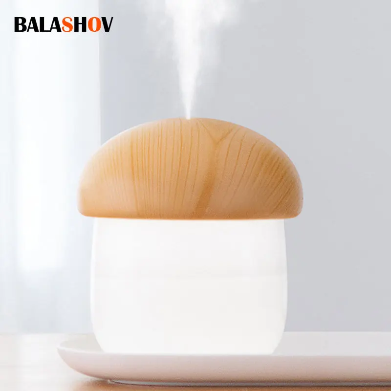 

250ml Humidifier Aroma Mist Maker USB Portable Aroma Cute Mushroom Humidifiers With Night Lights Air Diffuser For Home Car
