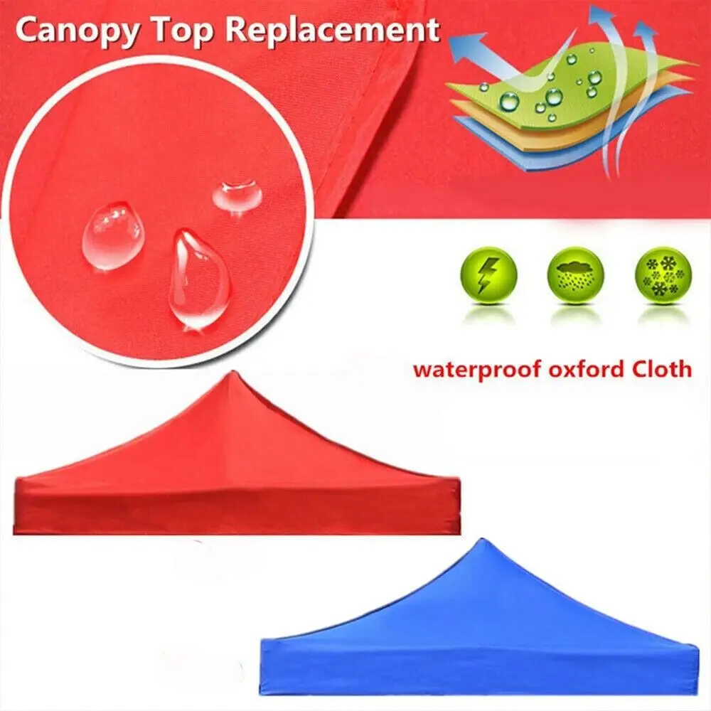 

Tent Roof UV Protect Four Corner Tent Canopy Canopy Top Replacement Garden Parasol Sun Shade Cover Gazebo Top Cover