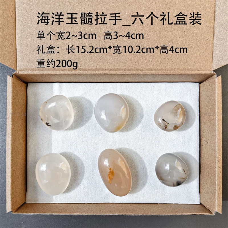 Латунные ручки для шкафов из натурального камня