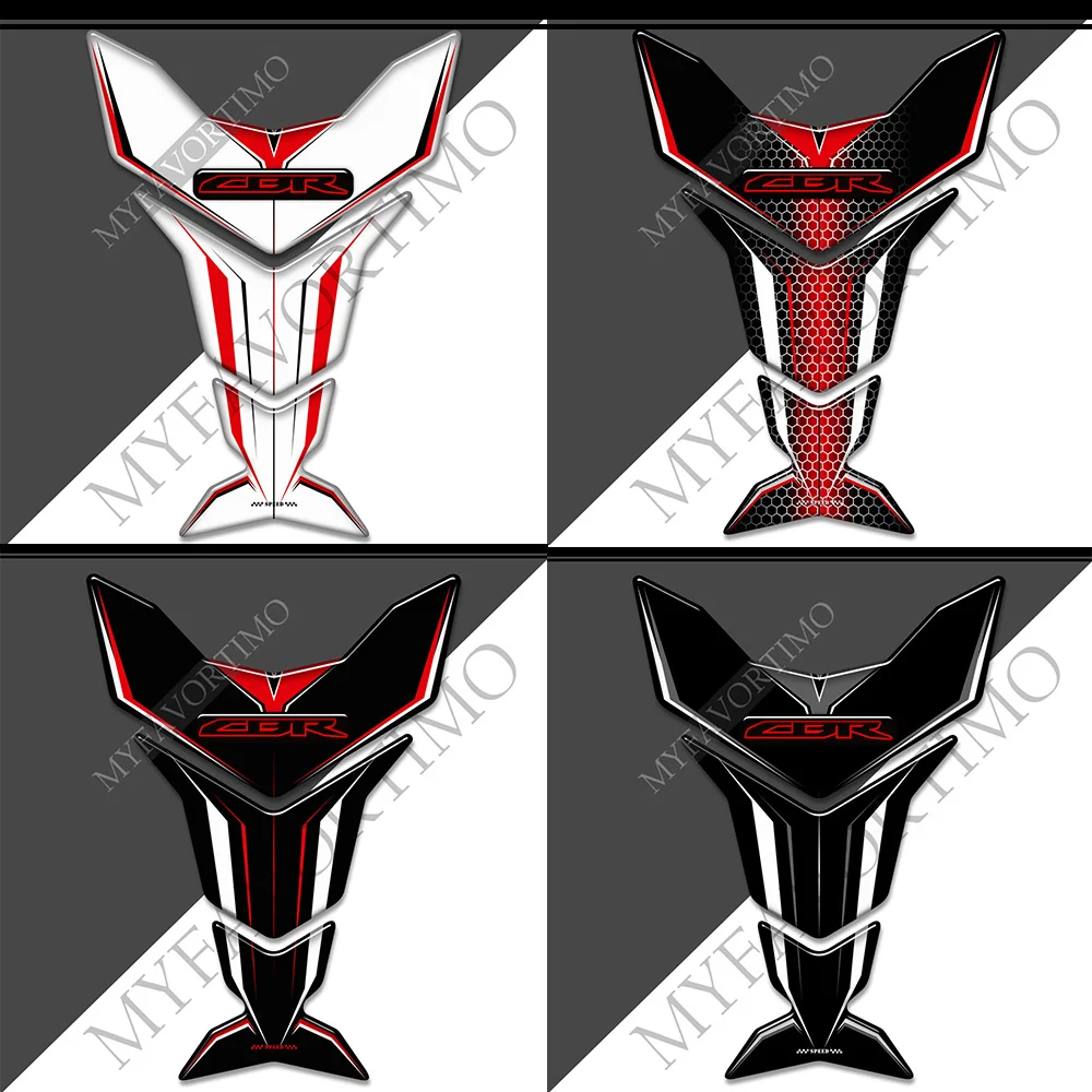 Для Honda CBR 600 650 1000 F R RR наклейки наклейка на бак Pad защита мотоцикла 3D клейкие и