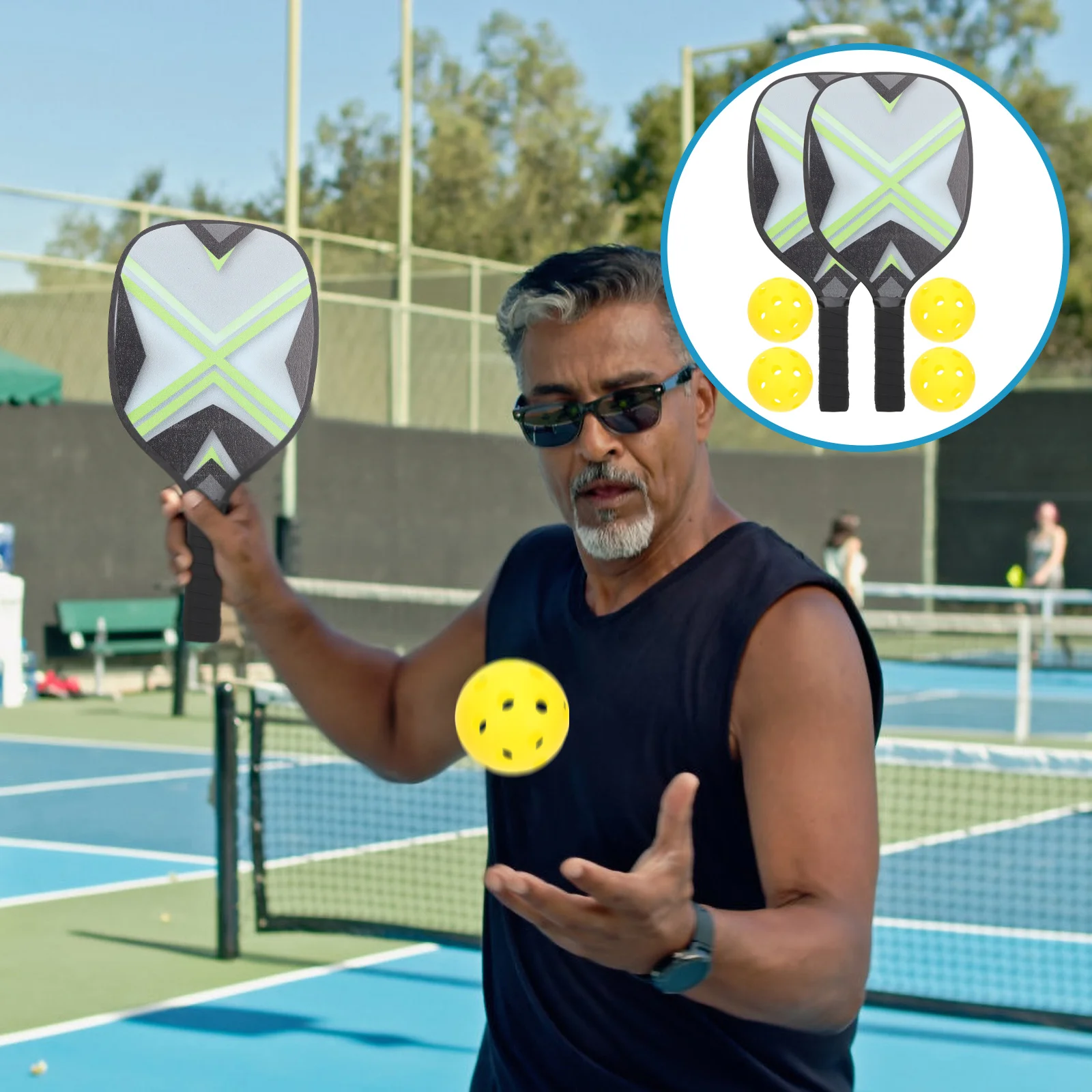 

Beach Toys Peak Racket Suit Pickleball Kit Training Dribble Household Abs Children Supplies Sports Paddles