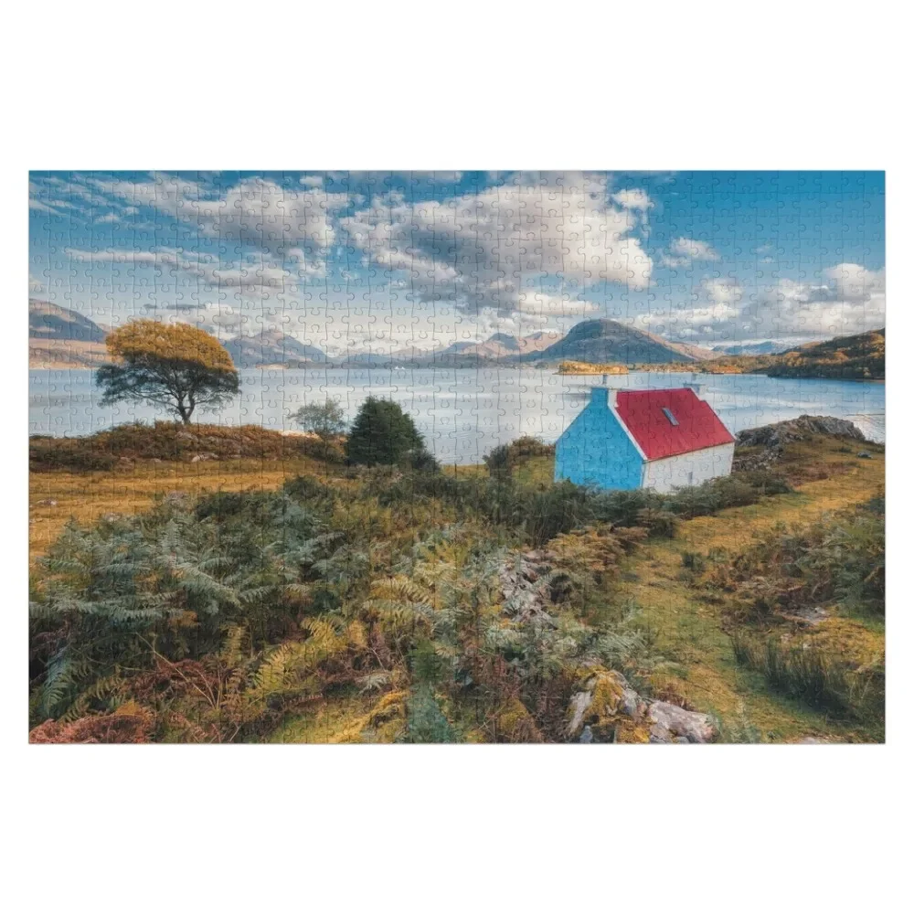 Red Roofed Cottage Applecross Jigsaw Puzzle Customized Kids Gift Christmas Gifts Custom Name Child Toy