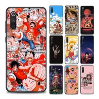 japan anime one piece luffy phone case for xiaomi mi 9 9t se mi 10t 10s mia2 lite cc9 note 10 pro 5g soft silicone