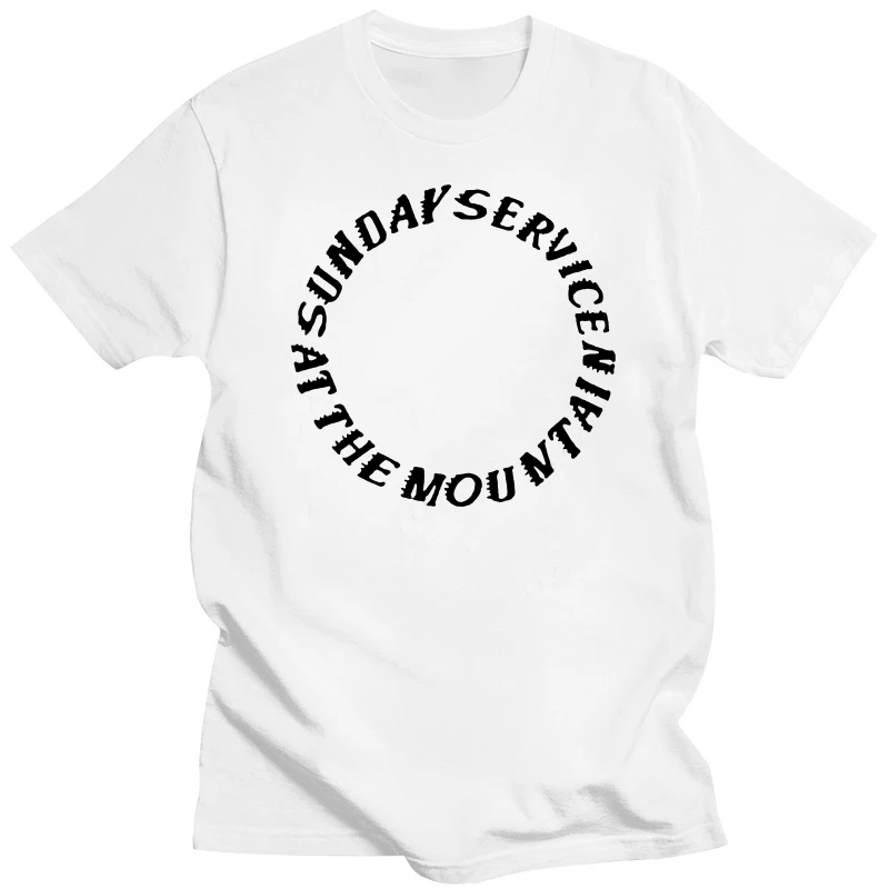 Новинка 2019 г., модная футболка с принтом Канье, Уэст, Тус, Бог, Мужская футболка в стиле хип-хоп, 100%, 1:1, хлопчатобумажные вершины, дизайнерская мужская футболка, одежда