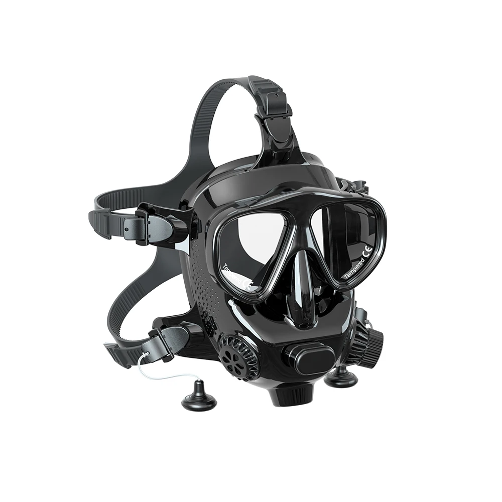 

Scuba Diving Mask Snorkeling Full Face Mask Scuba Diving Equipment Aldult Snorkel Swimming Masks Oxygen Cylinder Snorkeling Set