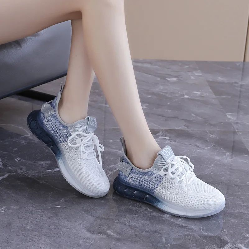 Women's casual sports shoes Fashion shoes Women's platform Women's vulcanized shoes Women's shoes Breathable color-blocking shoe